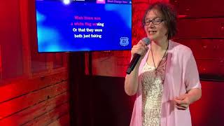 Dava S sings Little Toy Guns at Shenandoah Valley Axe Throwing Co 5/24/25
