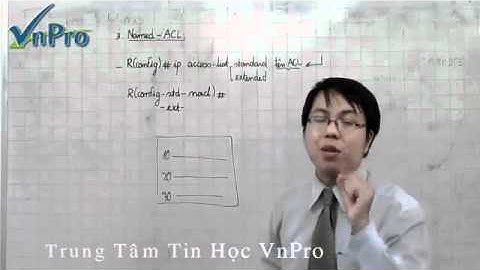 [Bài giảng CCNA  20] - Bài Giảng Access Control List -Phần 5