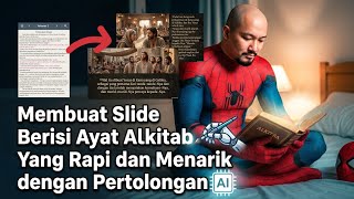PRESENTASI SLIDE AYAT ALKITAB yg MENARIK dengan pertolongan AI screenshot 3