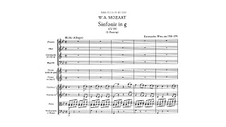 Mozart: Symphony No. 40 in G minor, K. 550 (with Score)