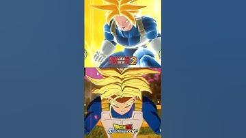 Trunks Transformation - Raging Blast 2 vs Sparking Zero #shorts
