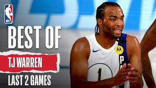 Best Of TJ Warren's Last 2 Games! | NBA Restart