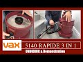 Vax rapide 5140 3 in 1 vacuum cleaner unboxing  demonstration