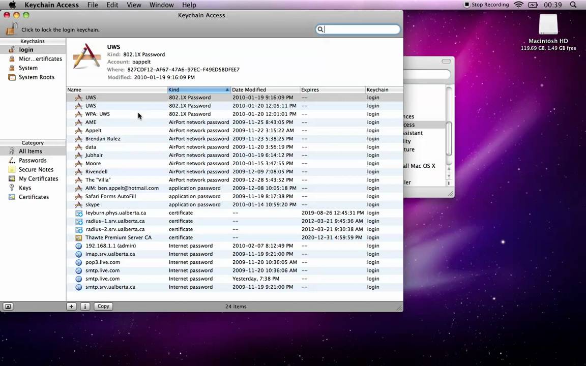 Accessing Passwords Stored In Keychain YouTube Accessing Passwords Stored In Keychain YouTube
