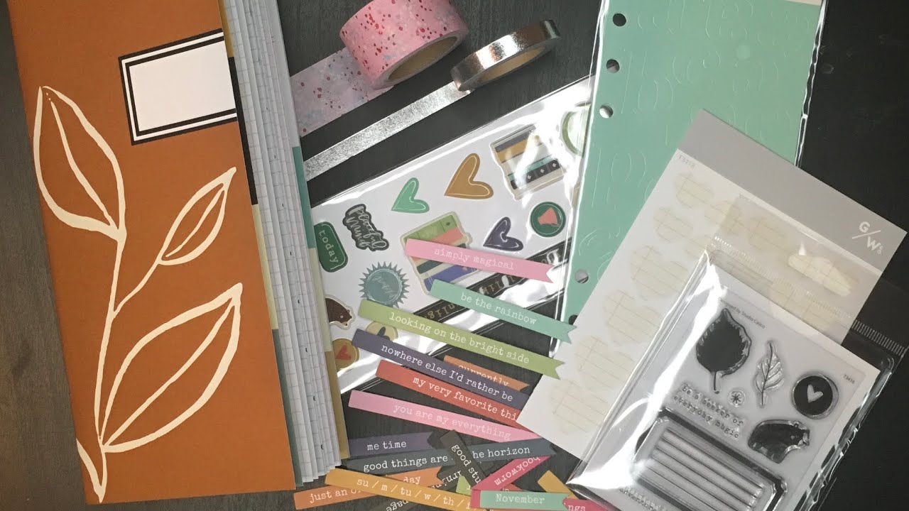 Bookworm Traveler’s Notebook Kit Studio Calico November 2020 Unboxing