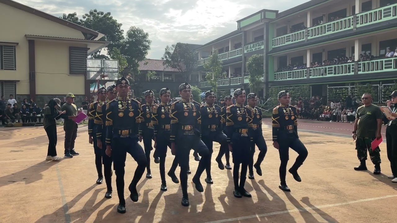 PASKIBRA SMKN 11 KOTA BEKASI PASKALAS BOYS BAMBU RUNCING SQUAD LKBB ACAPATI SMK AL MUHTADIN DEPOK