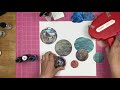 Scrapbook Process: Bruce & His Big Mouth // Using Stamps and Aqua Pigments