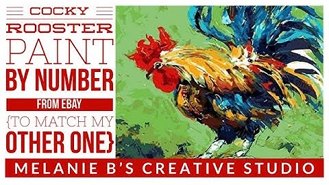 LEGIT OR SCAM?! eBay Seller ROOSTER Paint by Number Swatching & Review #PBN #paintbynumber
