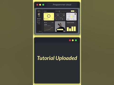 🚀 Modern Admin Dashboard Design With HTML CSS - YouTube