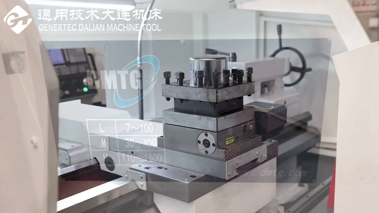 GT DMTG Flat Bed CNC Lathe CKE Series.#cnclathe ❤️
