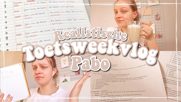 TOETSWEEKVLOG *realistisch, pabo, om 6 uur opstaan...