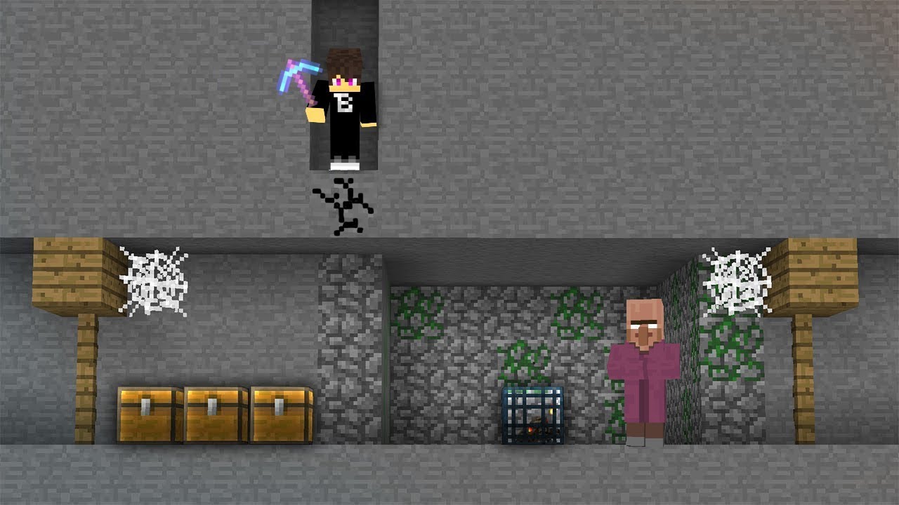 FALUSIAK FÖLDALATTI TITKA A MINECRAFTBAN 100% VESZÉLY! pocket edition seeds 2019