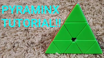 How to solve a pyraminx!
