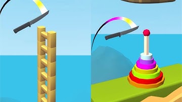 Knife Jump! Very Satisfying And Relaxing ASMR Slicing Game