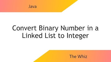 Convert Binary Number in a Linked List to Integer