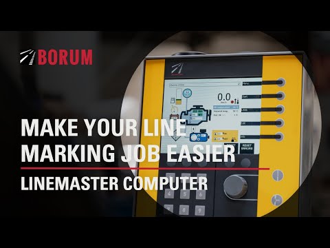 Make your line marking job easier with the Linemaster computer!