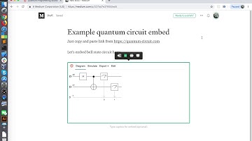 Embed Quantum Circuit to Medium