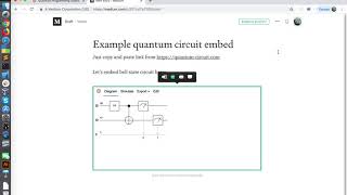 Embed Quantum Circuit to Medium screenshot 3