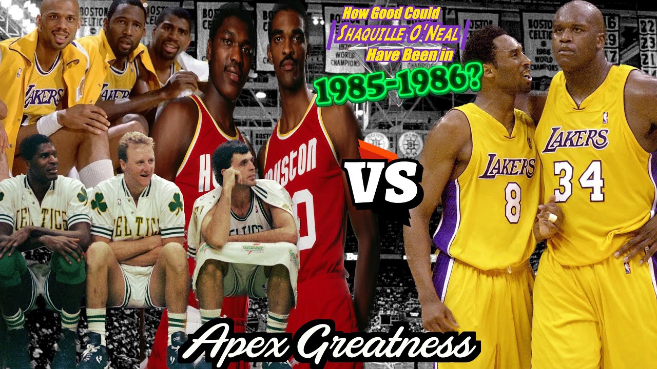 1985-1986 Legends Meet Shaq, Kobe, & The 01 Lakers, Who Wins? Hypotheticals Shaq O'Neal