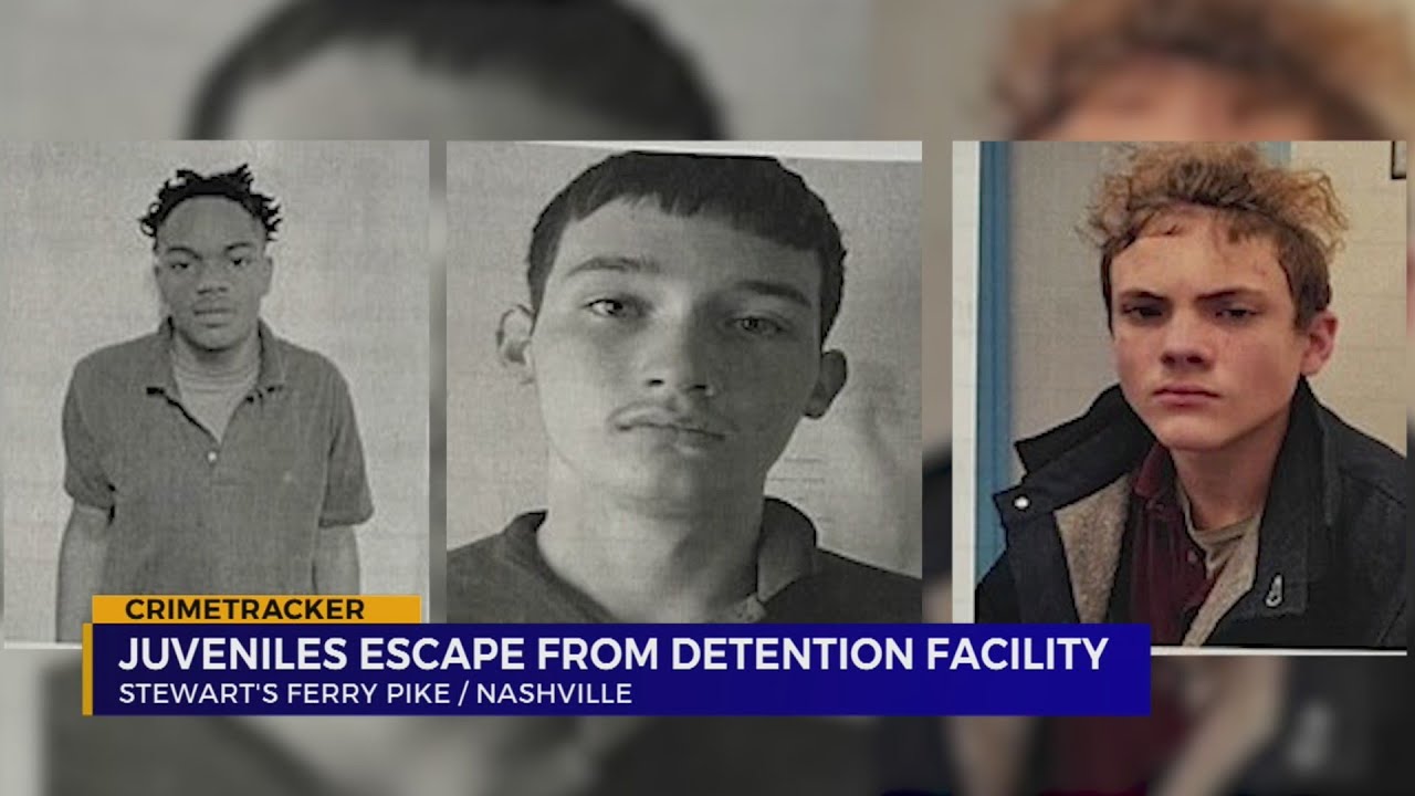 Juveniles escape from detention facility YouTube