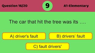 whose, possessive‘s # Lesson 21 QUIZ N°2
