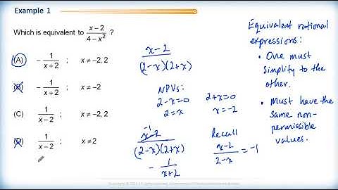Math 2200 - Ch. 6 Sec.6.1 Rational Expressions and Equations 1ab - Review Questions