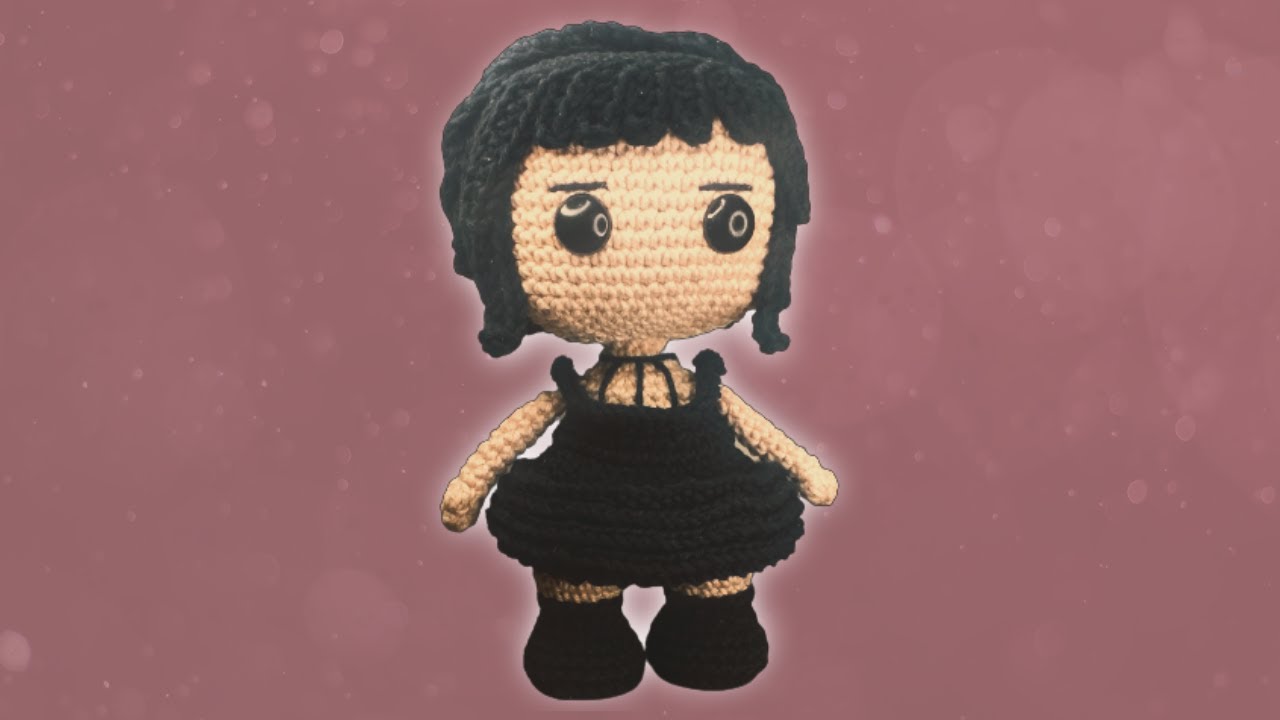 WANDINHA (Família Adams) Funko Amigurumi