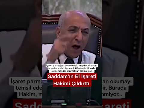 Saddam'ın El Hareketi Hakimi Çıldırttı! (EĞİTİM SETİ KANALDA!, GÖZ AT!) #analiz #bedendili #hakim