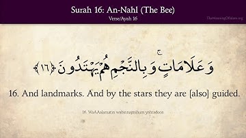 Quran 16 Surat An Nahl English translation HD سورة النحل مترجمة