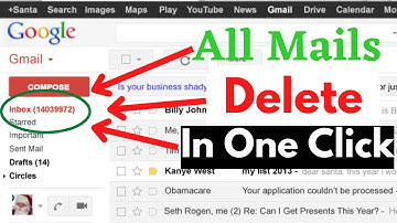How to Delete All Mails in Gmail in One Click | How to Gmail Storage Space Free |  Kaise Khali Kare