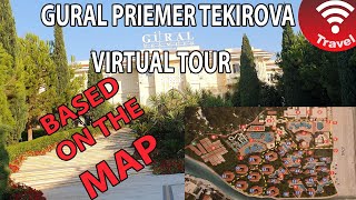 Gural Premier Tekirova - Virtual tour based on the map (4K UHD)