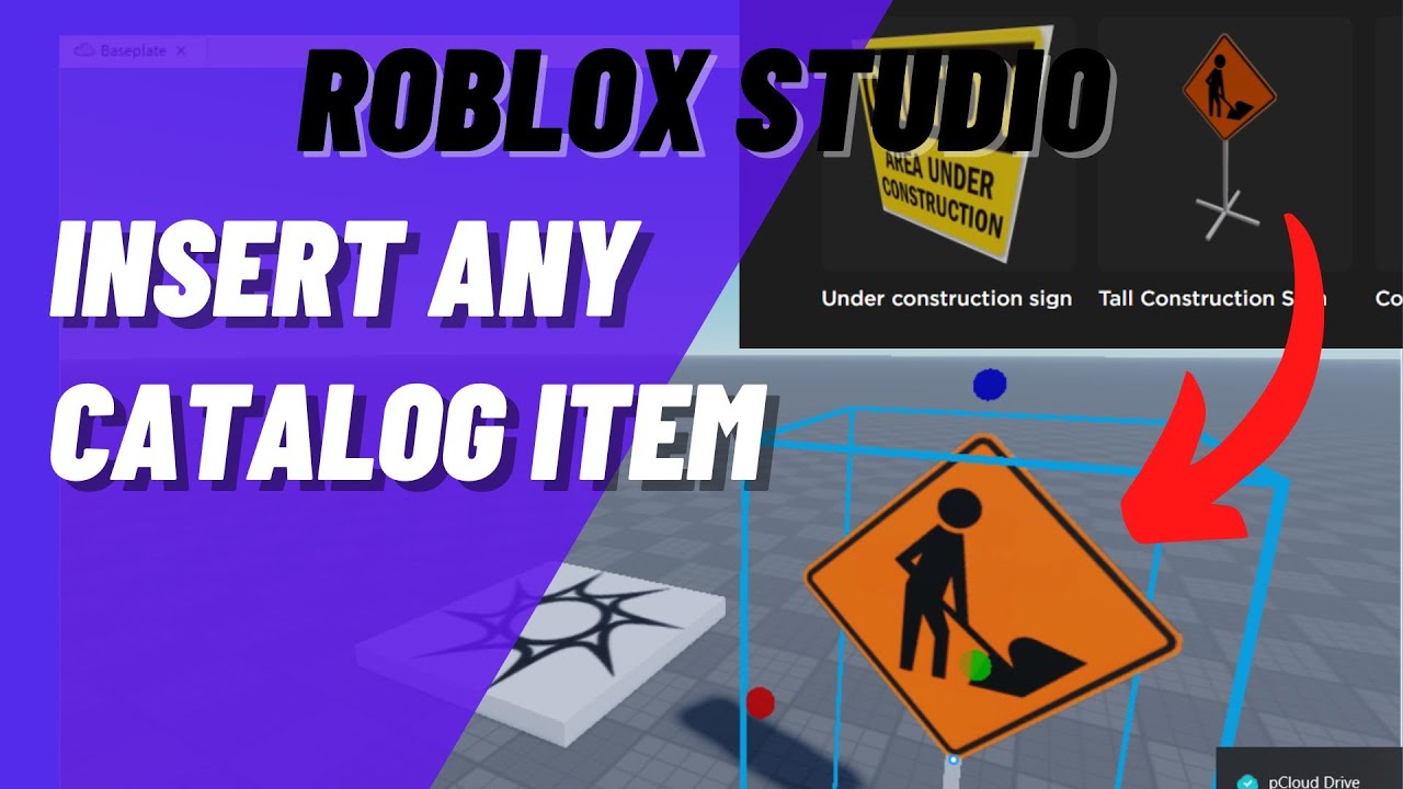 How to Instantly INSERT CATALOG ITEMS into Roblox Studio 