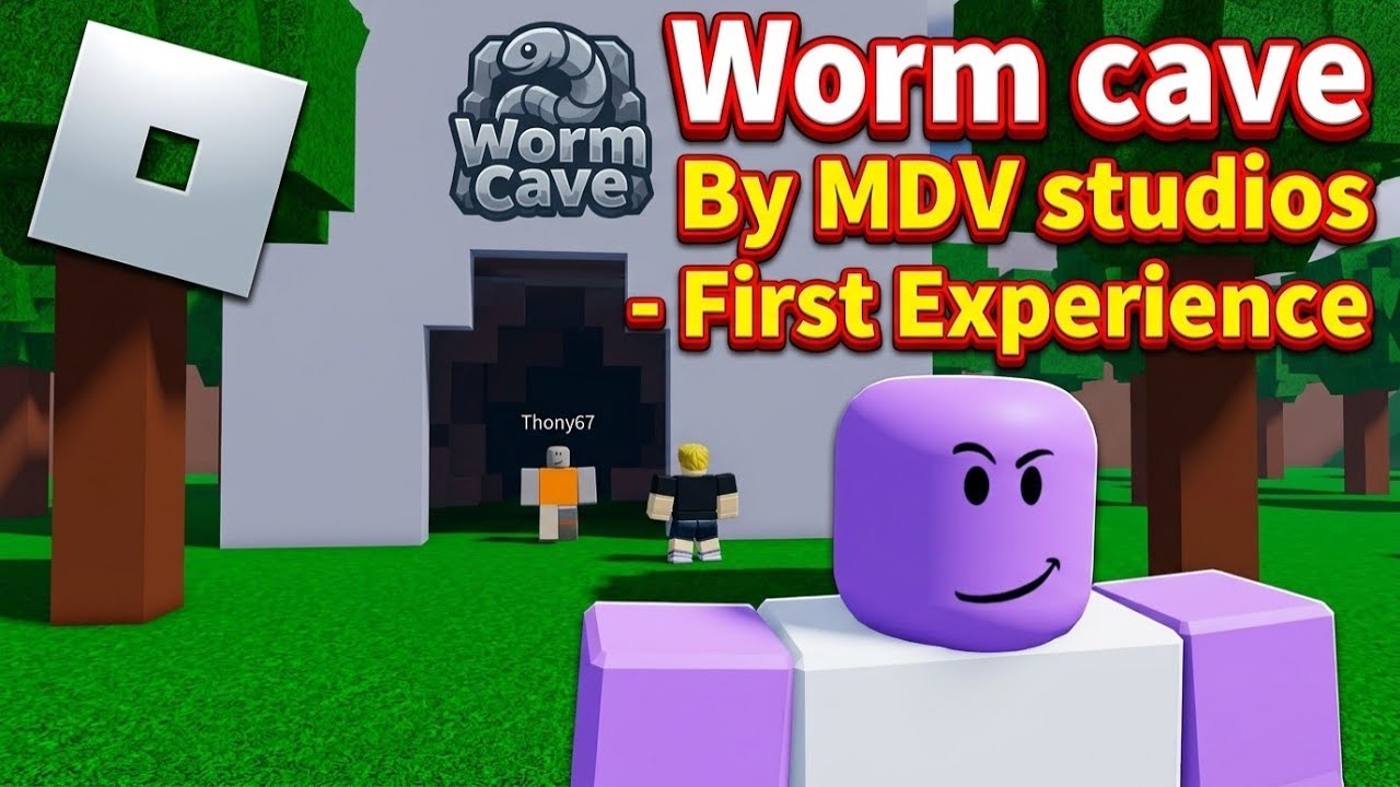 Worm cave MDV studios tomonidan – Birinchi taassurot | Roblox | Gameplay, Sharhsiz, Android учун видео миниатюраси