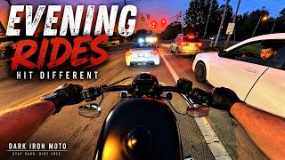 Evening Rides Hit Different | Harley Iron 883 POV