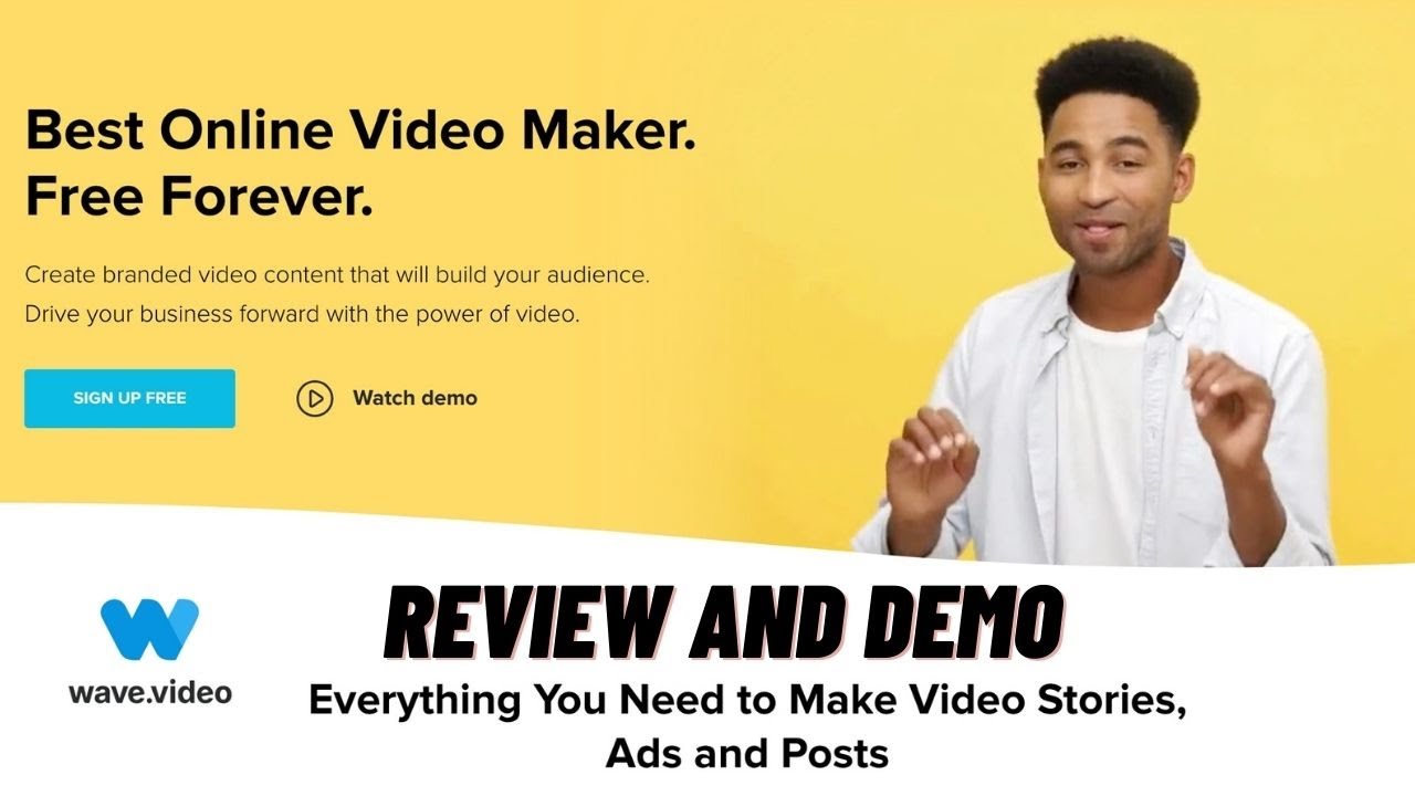 How to create and edit videos online | Wave.video Review