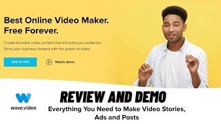 How to create and edit videos online | Wave.video Review screenshot 2