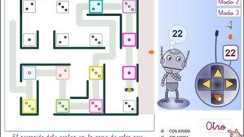 Laberintos numéricos. Cálculo mental.