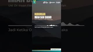 Inilah hubungan iman dengan sabar #wahdahtv #short #shorts #imanislam #iman #sabar