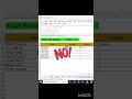 Data entry magic #excel #exceltips #excelshorts