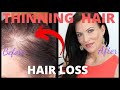 Fix THINNING HAIR & BALD SPOTS *** IN SECONDS *** FEMALE HAIR LOSS - MATURE BEAUTY OVER 40