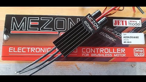Jeti - Mezon Evo ESC speed controller
