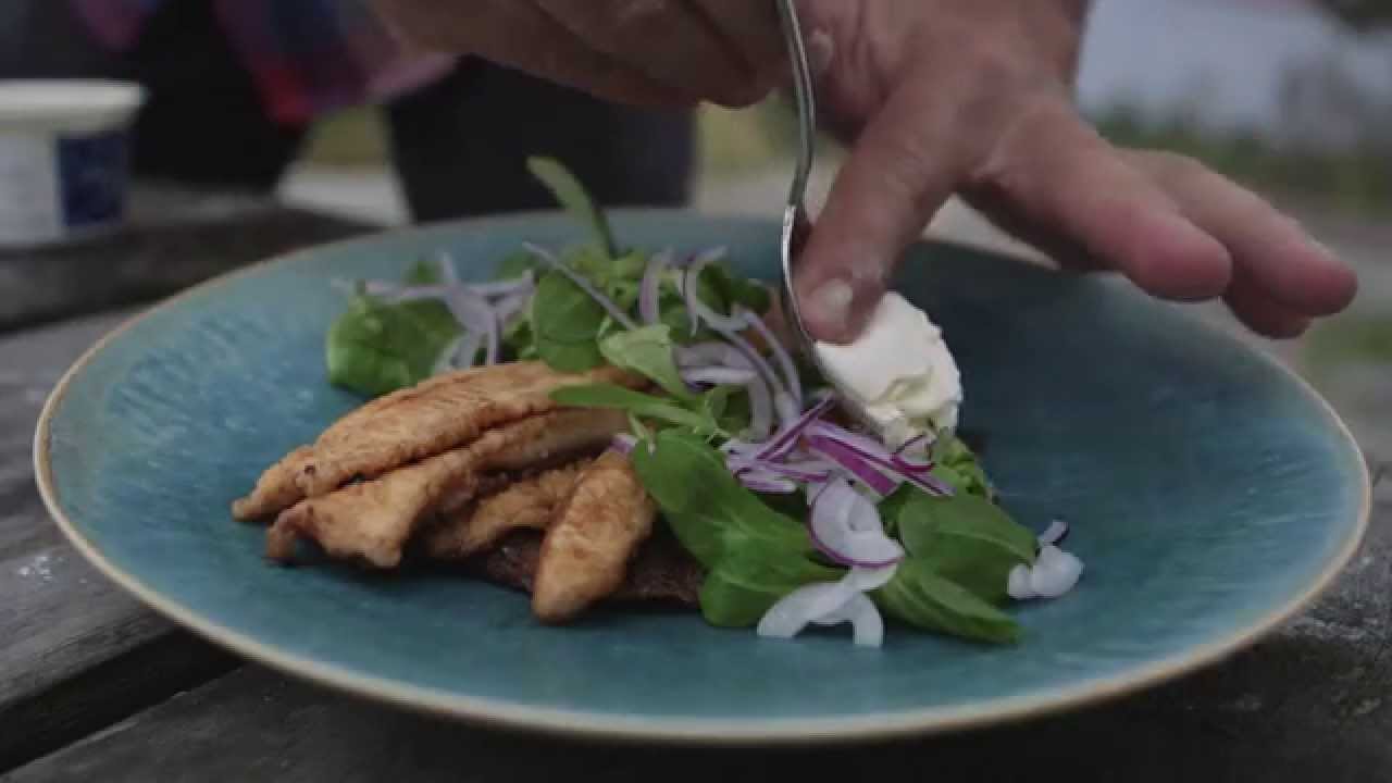 Tareq Taylor's Nordic Cookery - Höga Kusten - Fried Fish & Hashbrown, High Coast Bridge