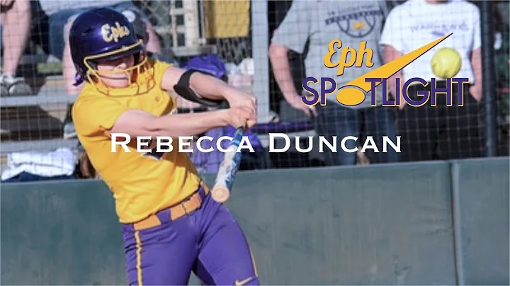 EPH SPOTLIGHT: Rebecca Duncan '20 (Softball)