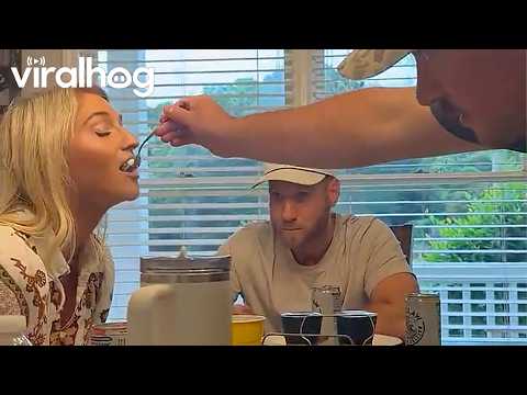 Hand-Feeding Your Friend's Wife Prank || ViralHog