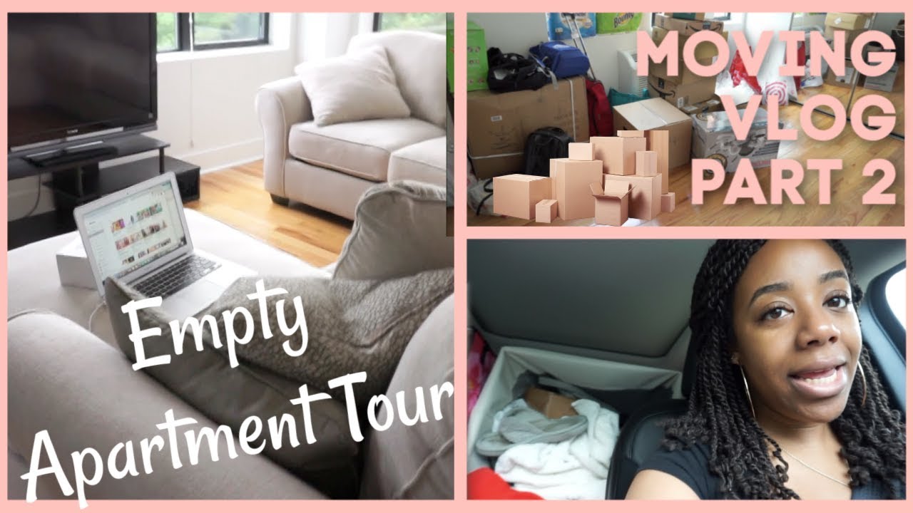 EMPTY APARTMENT TOUR, DRIVING TO PHILLY, MOVE IN DAY | Moving Vlog Part ...