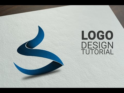 How to design a logo in photoshop cs | Logo Design Tutorial | S Alphabet
