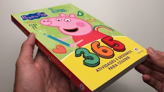 Livro 365 Atividades e Desenhos Para Colorir Peppa Pig