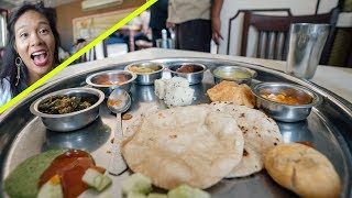 AMERICAN React To Indian Food Thali for the First Time | Indian Street Food Series