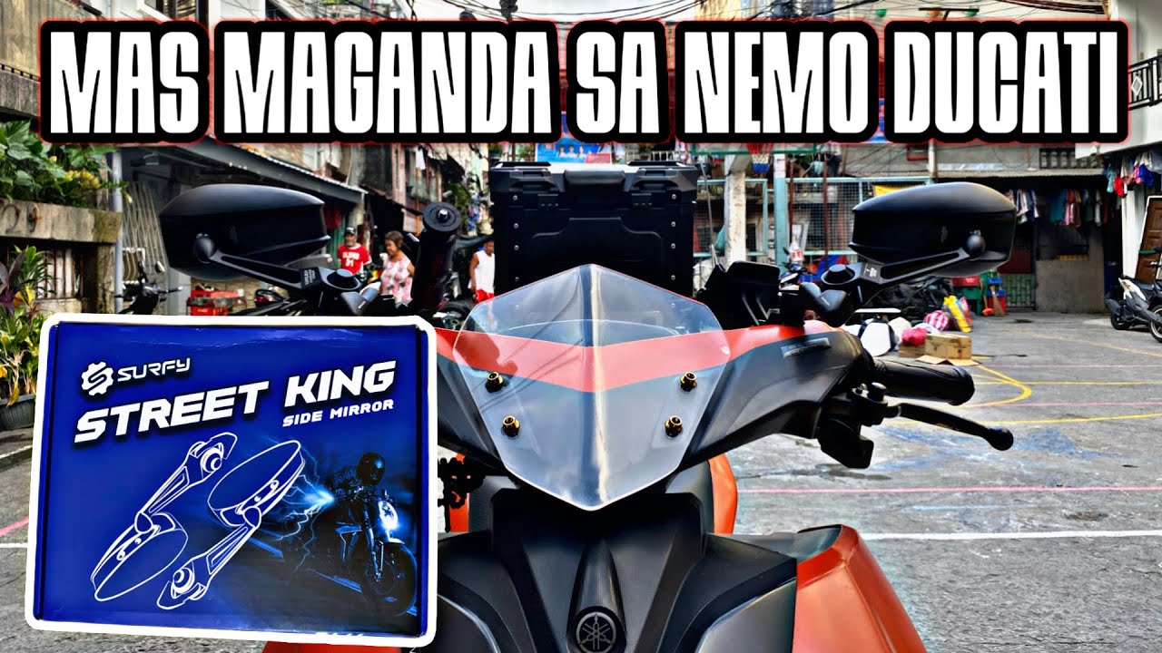 Street King Side Mirror V1 vs Nemo Ducati V1