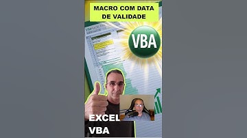 🎯Macro VBA com data de VALIDADE ( Excel VBA é mais viciante que série da NetFlix)